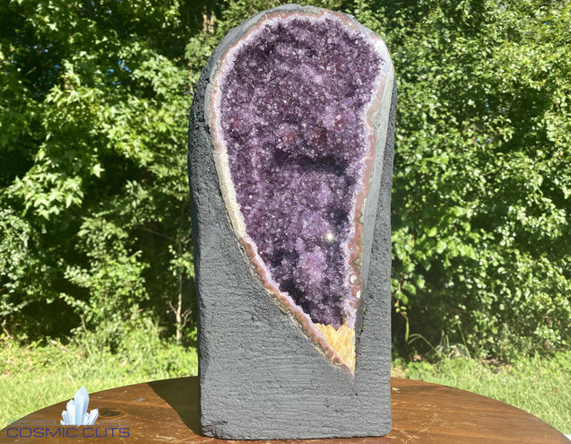 Amethyst Geode "SHIMMERY GLITTERY FIND" 14.00 High Quality Ethereal Wonder NS-29