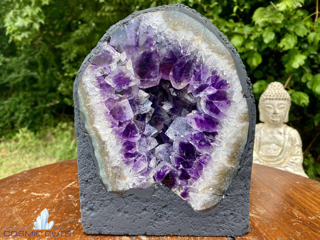 DARK PURPLE Amethyst Geode "GRAPE JAM" 7.00 High Quality NS-117