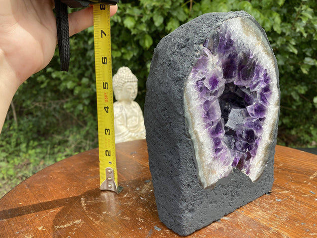 DARK PURPLE Amethyst Geode "GRAPE JAM" 7.00 High Quality NS-117