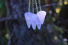 Rose Quartz Jewelry Healing Natural Stone Chakra Pendulum JJ-5