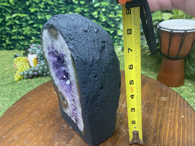 Brazil Amethyst Geode "BIG OLE' FLOWER" 9.00 High Quality Cathedral NS-131