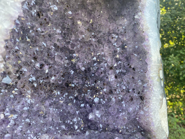 Amethyst Geode "PORTAL INTO SUBCONSCIOUS" 14.00 Cathedral PHENOMENAL Cathedral w Oxidation NS-110