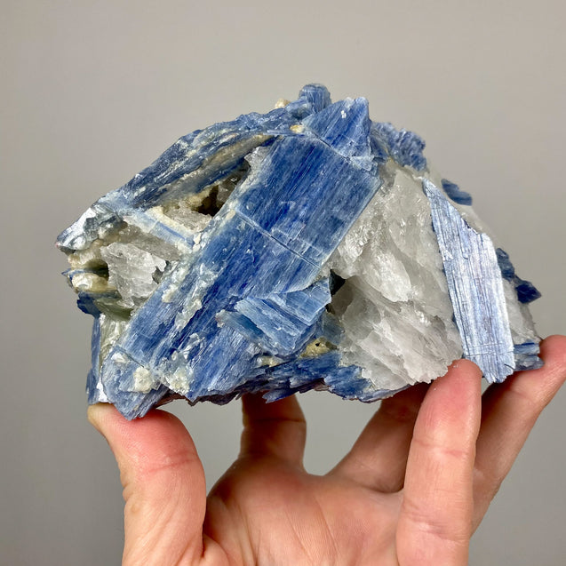 Blue Kyanite Crystal Cluster