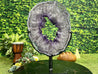 "CIRCLE OF LIFE" Amethyst Geode Slice 16.00 High Quality Brazil Crystal NS-395