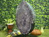 "GONG OF REFINEMENT" Amethyst Geode Slice 17.00 High Quality Crystal NS-406