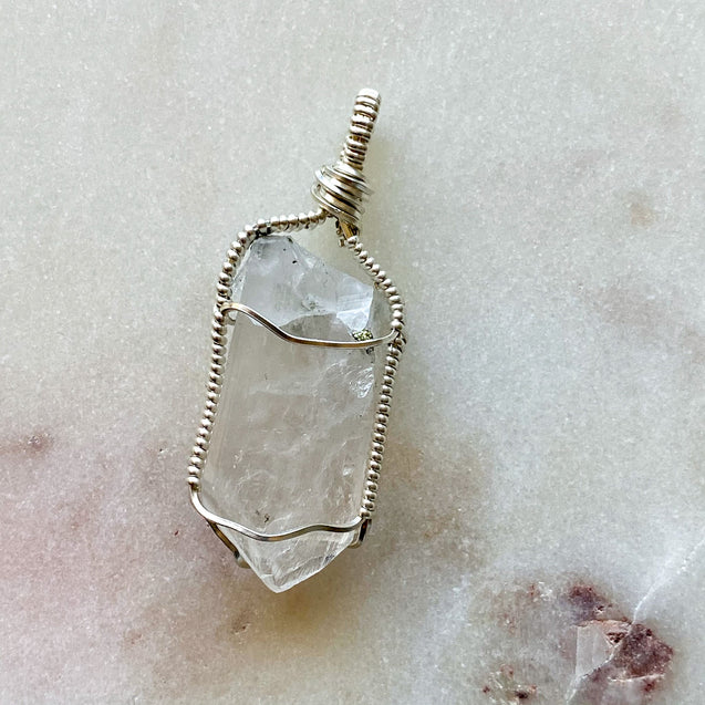 Danburite Crystal Pendant