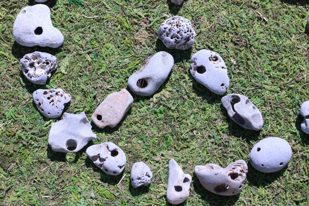 Natural Hag Stone "Fairy Stone" "Holey Stone"