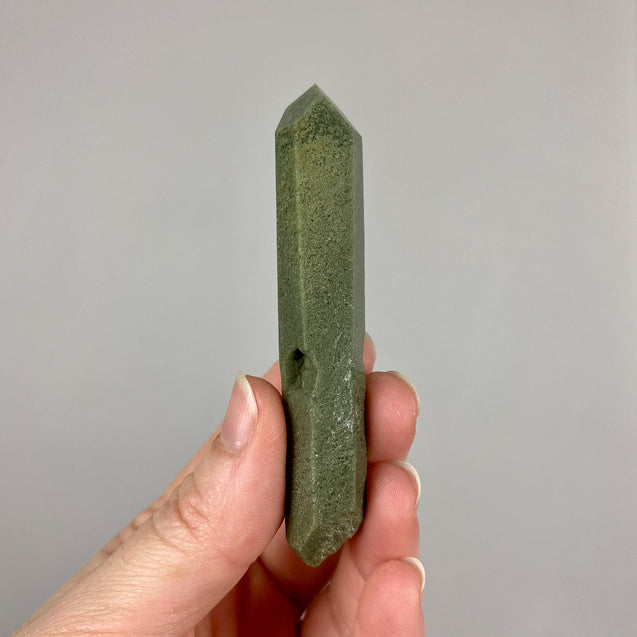 Chlorite Phantom Quartz Double Terminated Crystal