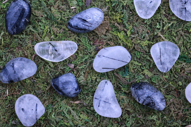 Tourmalinated Quartz MASTER HEALER Spiritual Growth Healing Gemstone