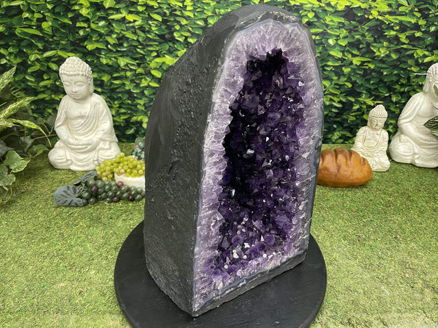 "BLISSFUL BADASSERY" Huge Amethyst Geode 20.00 High Quality Crystal Cathedral NS-539