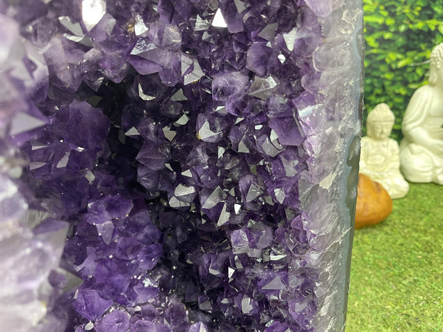 "BLISSFUL BADASSERY" Huge Amethyst Geode 20.00 High Quality Crystal Cathedral NS-539