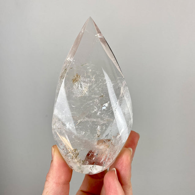 Clear Quartz Crystal Flame - 6