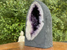 Amethyst Geode w Calcite "MOTHER NATURE'S TREASURE" 9.50 High Quality Cathedral NS-51