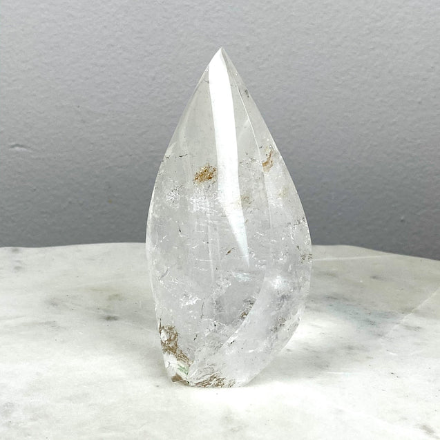 Clear Quartz Crystal Flame - 6