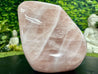 "HUGS & KISSES" Rose Quartz Very High Quality 6.00 Self Standing Crystal NS-724