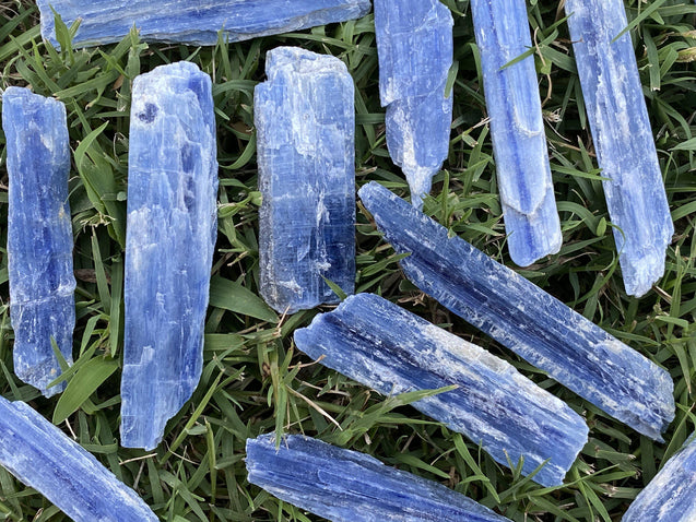 Kyanite Stone Shard "DIRECTION FROM ABOVE" High Quality Healing Crystal