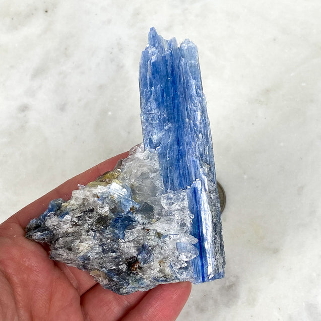 Blue Kyanite Crystal Cluster