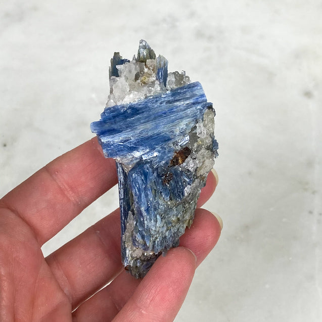 Blue Kyanite Crystal Cluster