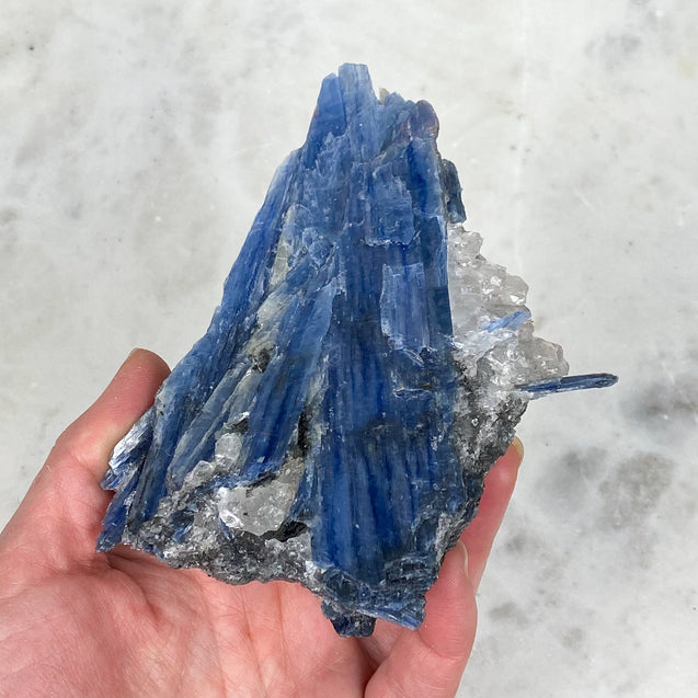 Blue Kyanite Crystal Cluster