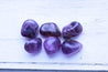 Tumbled Amethyst Stone - DIVINE LIGHT Healing Gemstone GOOD VIBES