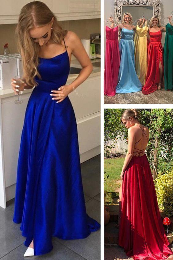 simple long prom dresses, prom dresses, royal blue prom dresses, red prom dresses, graduation dresses