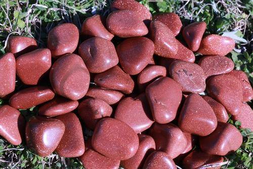 Red Goldstone / Gold Sandstone LIGHT TO THE DARKNESS Good Luck SUCCESS Abundance