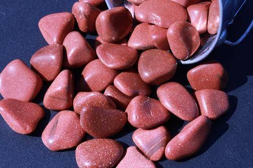 Red Goldstone / Gold Sandstone LIGHT TO THE DARKNESS Good Luck SUCCESS Abundance