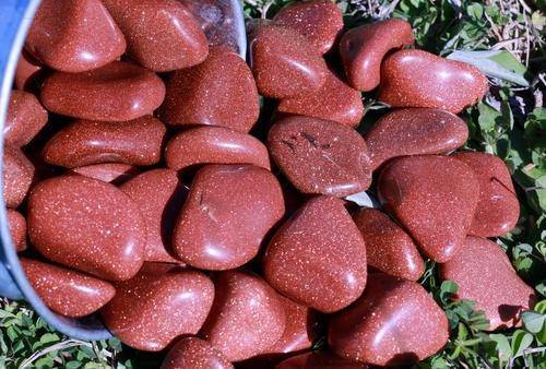 Red Goldstone / Gold Sandstone LIGHT TO THE DARKNESS Good Luck SUCCESS Abundance