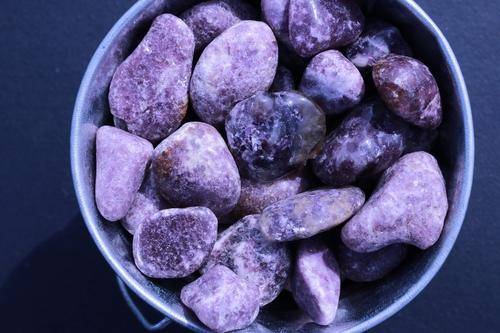 Lepidolite REDUCE STRESS & ANXIETY "Peace" Healing Gemstone LITHIUM Calming