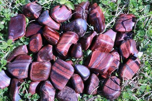 Red Tiger's Eye Tumbled Stone