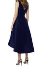 Satin Bridesmaid Dresses / Gowns A-Line/Princess V-Neck Tea-Length