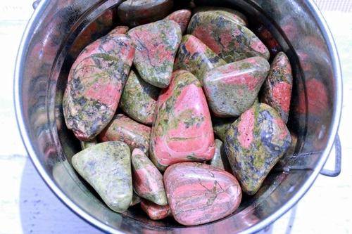 Unakite Jasper Healing Crystal Tumbled Gemstone Superb Quality